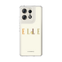 スリムプロテクションケース［ ELLE×ポムポムプリン - ロゴ - ベージュ ］