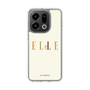 スリムプロテクションケース［ ELLE×ポムポムプリン - ロゴ - ベージュ ］