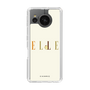 スリムプロテクションケース［ ELLE×ポムポムプリン - ロゴ - ベージュ ］
