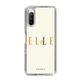 スリムプロテクションケース［ ELLE×ポムポムプリン - ロゴ - ベージュ ］