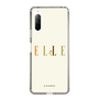 スリムプロテクションケース［ ELLE×ポムポムプリン - ロゴ - ベージュ ］