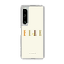 スリムプロテクションケース［ ELLE×ポムポムプリン - ロゴ - ベージュ ］
