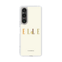 スリムプロテクションケース［ ELLE×ポムポムプリン - ロゴ - ベージュ ］