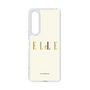 スリムプロテクションケース［ ELLE×ポムポムプリン - ロゴ - ベージュ ］