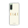 スリムプロテクションケース［ ELLE×ポムポムプリン - ロゴ - ベージュ ］