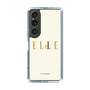 スリムプロテクションケース［ ELLE×ポムポムプリン - ロゴ - ベージュ ］