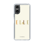 スリムプロテクションケース［ ELLE×ポムポムプリン - ロゴ - ベージュ ］