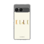 スリムプロテクションケース［ ELLE×ポムポムプリン - ロゴ - ベージュ ］