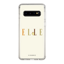 スリムプロテクションケース［ ELLE×ポムポムプリン - ロゴ - ベージュ ］