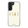 スリムプロテクションケース［ ELLE×ポムポムプリン - ロゴ - ベージュ ］