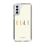 スリムプロテクションケース［ ELLE×ポムポムプリン - ロゴ - ベージュ ］