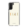 スリムプロテクションケース［ ELLE×ポムポムプリン - ロゴ - ベージュ ］