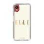 スリムプロテクションケース［ ELLE×ポムポムプリン - ロゴ - ベージュ ］