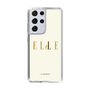 スリムプロテクションケース［ ELLE×ポムポムプリン - ロゴ - ベージュ ］