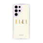 スリムプロテクションケース［ ELLE×ポムポムプリン - ロゴ - ベージュ ］