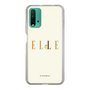 スリムプロテクションケース［ ELLE×ポムポムプリン - ロゴ - ベージュ ］