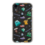 スリムプロテクションケース［ ポンコツクエスト - 梅雨 - 総柄 - クリア ］