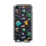 スリムプロテクションケース［ ポンコツクエスト - 梅雨 - 総柄 - クリア ］