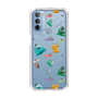スリムプロテクションケース［ ポンコツクエスト - 梅雨 - 総柄 - クリア ］