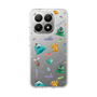 スリムプロテクションケース［ ポンコツクエスト - 梅雨 - 総柄 - クリア ］