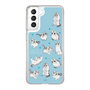 スリムプロテクションケース［ 夜は猫といっしょ - キュルガ - 総柄 ］
