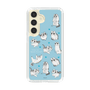 スリムプロテクションケース［ 夜は猫といっしょ - キュルガ - 総柄 ］