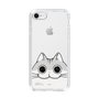 スリムプロテクションケース［ 夜は猫といっしょ - キュルガ - ひょっこり ］