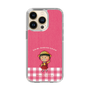 スリムプロテクションケース［ ちびまる子ちゃん - ピンクチェック ］