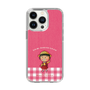 スリムプロテクションケース［ ちびまる子ちゃん - ピンクチェック ］