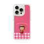 スリムプロテクションケース［ ちびまる子ちゃん - ピンクチェック ］