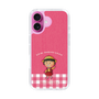 スリムプロテクションケース［ ちびまる子ちゃん - ピンクチェック ］