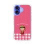 スリムプロテクションケース［ ちびまる子ちゃん - ピンクチェック ］