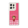 スリムプロテクションケース［ ちびまる子ちゃん - ピンクチェック ］
