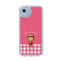 スリムプロテクションケース［ ちびまる子ちゃん - ピンクチェック ］