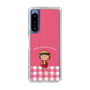 スリムプロテクションケース［ ちびまる子ちゃん - ピンクチェック ］