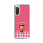 スリムプロテクションケース［ ちびまる子ちゃん - ピンクチェック ］
