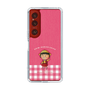 スリムプロテクションケース［ ちびまる子ちゃん - ピンクチェック ］