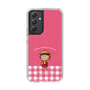 スリムプロテクションケース［ ちびまる子ちゃん - ピンクチェック ］