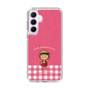スリムプロテクションケース［ ちびまる子ちゃん - ピンクチェック ］