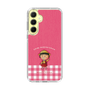 スリムプロテクションケース［ ちびまる子ちゃん - ピンクチェック ］