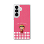 スリムプロテクションケース［ ちびまる子ちゃん - ピンクチェック ］