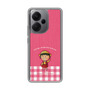 スリムプロテクションケース［ ちびまる子ちゃん - ピンクチェック ］