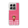 スリムプロテクションケース［ ちびまる子ちゃん - ピンクチェック ］