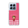 スリムプロテクションケース［ ちびまる子ちゃん - ピンクチェック ］