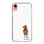 スリムプロテクションケース［ おがわじゅり×デイリー×caseplay - 鹿毛 - ホワイト ］