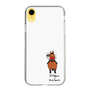 スリムプロテクションケース［ おがわじゅり×デイリー×caseplay - 鹿毛 - ホワイト ］