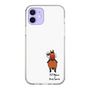 スリムプロテクションケース［ おがわじゅり×デイリー×caseplay - 鹿毛 - ホワイト ］
