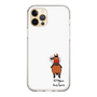 スリムプロテクションケース［ おがわじゅり×デイリー×caseplay - 鹿毛 - ホワイト ］