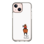 スリムプロテクションケース［ おがわじゅり×デイリー×caseplay - 鹿毛 - ホワイト ］
