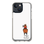 スリムプロテクションケース［ おがわじゅり×デイリー×caseplay - 鹿毛 - ホワイト ］